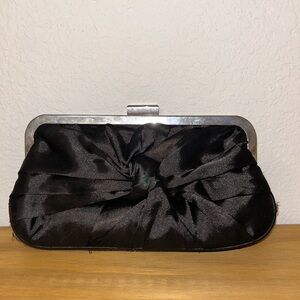 Satin Knotted Clutch